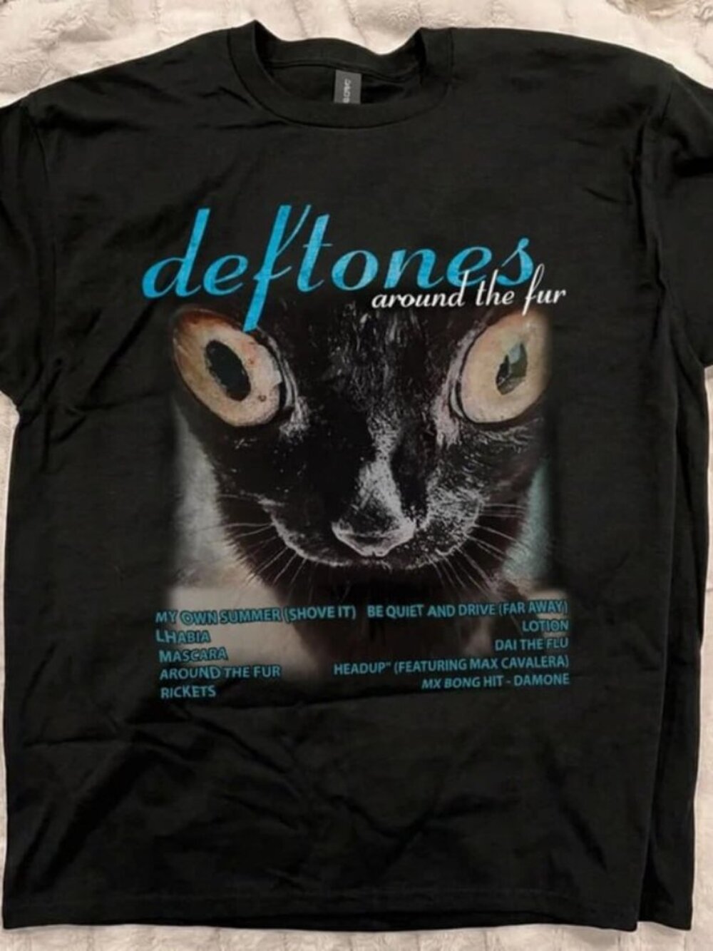 Deftones Around The Fur Black Graphic T-Shirt Adult Unisex